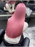 ピンク/ブリーチ/髪質改善/ボブウルフ/エクステ/ダブルカラー