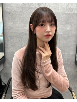 天神美容室 天神韓国ヘア/髪質改善/前髪カット/ブリーチなし/韓国風