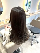 ルーチェココ ブラン(Lu'ce coco blanc)&nbsp;ホワイトグレージュ艶ゆるロング