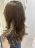 抜きっぱなしインナーカラー