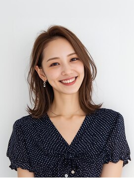 e.m.a プレミアムビューティーサロン 栄駅店(e.m.a PREMIUM BEAUTY SALON) レイヤーカット/イメチェン/外ハネボブ/美髪/ワイドバング/髪型