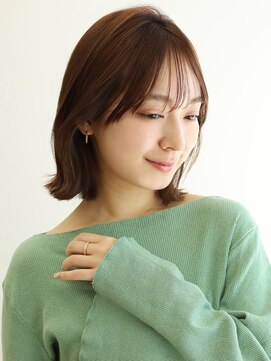 アース 溝の口店(HAIR&MAKE EARTH) くびれボブ[溝の口/髪質改善/縮毛矯正/白髪ぼかし]