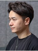【ポルテオム】ツーブロアップバング刈り上げ束感