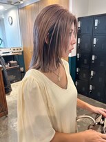 ヘアーブレイス(hair brace)&nbsp;千葉駅/オリーブグレー/小顔/ココアベージュ