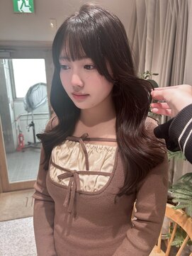 ゼストソエル(ZEST soell) 立川/くびれヘア/レイヤーカット/ワンホンヘア/韓国風スタイル