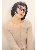 ヘアーパレス フタバ(Hair palace FUTABA)&nbsp;切りっぱなしボブ/ワンレングス/ダークブラウン