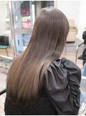 オリーブグレージュ ブリーチなし 赤み消し ベージュ アッシュ