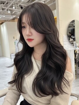 シェノン サントル(CHAINON CENTRE) 梅田/黒髪/クラゲヘアー/オリーブグレー/小顔/ココアベージュ