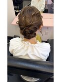 ゆるふわシニヨン