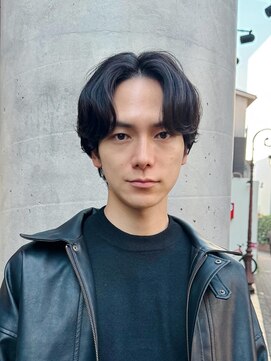 マイロ(mailo) 韓国風センターパートニュアンスパーマナチュラルセンターパート