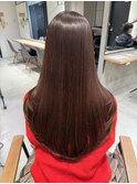 透明感カラー　ラベンダーベージュ　レイヤーカット　表参道