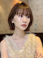 ロンド 銀座(Lond)&nbsp;☆春日☆ニュアンスウルフワンホンレイヤーダークブルーボブ41