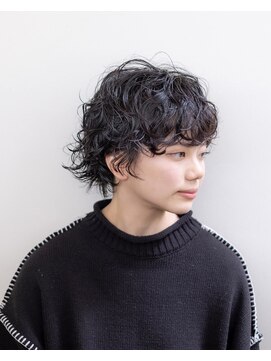 エルレ(Elure) マッシュウルフ#パーマ#黒髪#ブリーチなし#浜松#浜北#磐田