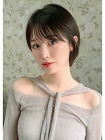 アグ ヘアー レガロ 仙台店(Agu hair regalo)&nbsp;《Agu hair》【小顔×30代40代】韓国風 丸みショートボブ