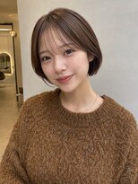 アクロ 梅田店(ACRO)&nbsp;丸みシルエットの艶ショートボブ