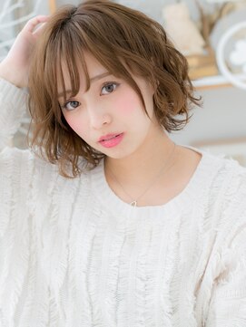 モッズヘア 上尾西口店(mod's hair) ★大人かわいいブランジュ♪無造作カールのモテふわミディ★5!