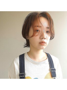 ハル ヘアスタジオ(haRu hair studio) オレンジウルフ