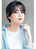 ACE横浜　ブルーブラック×濡れ感ヘア