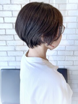 アエラスラナ 相模大野(Aeolus Lana) 大人丸みショート×艶感オーガニックカラー