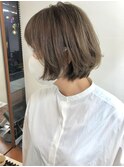 30代40代50代◎大人ボブナチュラル白髪ぼかしハイライト