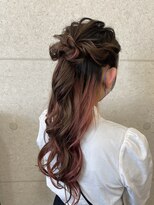 ヴィサージュ ギンザ VISAGE GINZA ハーフアップヘアセット