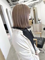 ヴィンスジオ 岐阜駅南(vince gio)&nbsp;裾カラー / ブラック /ミルクティーベージュ/ ブリーチ1回