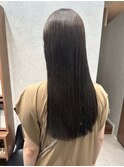 髪質改善/カーキグレー/艶髪ロング