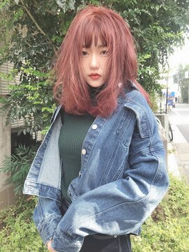 フリーラ 表参道(freera) 【キャンディレッド】デザインカラーで派手髪！