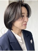 《Direct》外国人風ボブレイヤー × グレージュカラー