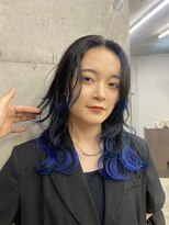 ヴァーディ オモテサンドウ(Vardy omotesando)&nbsp;裾カラー・エンドカラー・毛先カラー・ブルーカラー