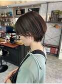 丸みショート/ショート/耳掛けショート/小顔ショート
