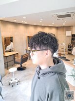 ヒート トウキョウ 目黒店(HEAT TOKYO)&nbsp;ツイスパセンターパートマッシュシャドウパーマメンズ目黒