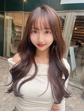 クム(kumu) 【kumu】 ロングレイヤー/顔周りカット/栄/名古屋