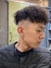 【メンズNo.1】カット＋メンズパーマ＋眉カット　￥9,900