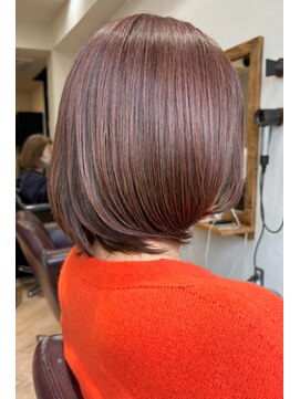 ハーツ(Heart's) 白髪ぼかし×ピンクベージュ