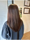 ロングレイヤー/フェイスレイヤー/艶髪/髪質改善ストレート