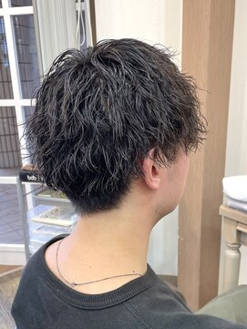 アルターリール(aL ter Rire) 韓国マッシュ/スパイキーショート/ブルーブラック[鎌取］中村