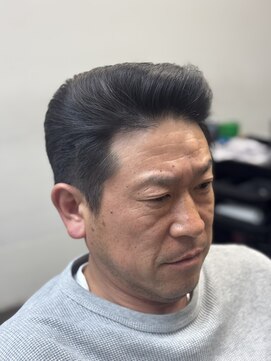 男髪 サイドバック