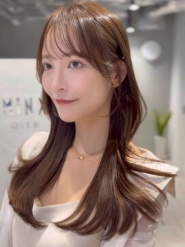 ミンクスオーバー(MINX OVER) 韓国ヘア/レイヤーカット/顔まわりカット/前髪カット/縮毛矯正