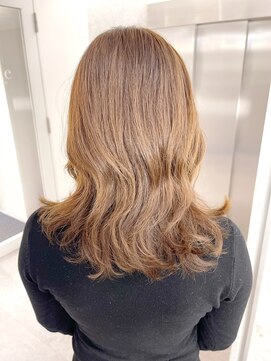 リアン(Lian) 明るめカラー髪質改善デジタルパーマデザイン