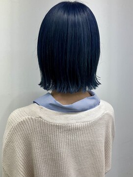 エイト 三軒茶屋店(EIGHT) ボブ×ネイビーブルー