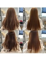 モンヘアー(mont hair)&nbsp;髪質改善トリートメント、縮毛矯正で艶髪へ