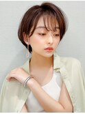 30代40代前下がりレイヤーボブで絶壁解消！