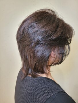 松本平太郎美容室 吉祥寺パートファイブ(PART5) 40代50代60代×ウルフ×ポイントパーマ×イノアカラー