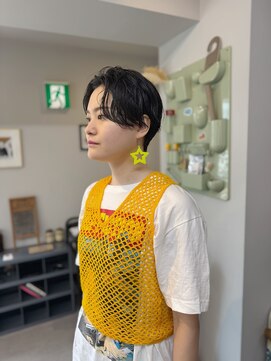 アンドチル 渋谷(AND CHILL) クセを活かしたハンサムショート 渋谷