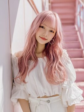 グラッジ 池袋(GLADGE) ホワイトピンク/ピンクカラー/ハイブリーチ