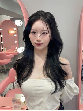 ボタン シブヤ(VOTAN SHIBUYA) 小山悠/抜け感/顔まわり/グレージュ/ブルーブラック