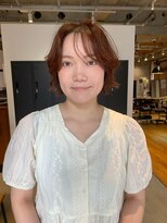 キャンバス 川崎(canvas.)&nbsp;艶とまとまりを作るオレンジボブ