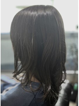 エニィ 池袋西口(Any) 着物ヘア/ダークアッシュ/ミディアムレイヤーカット/池袋