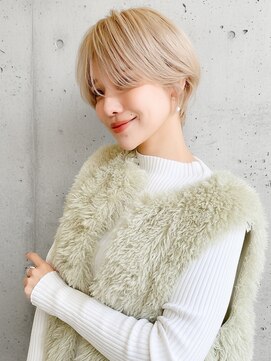 ニューヨークニューヨーク 南草津店(NYNY) ショートレイヤーｘブロンドヘア